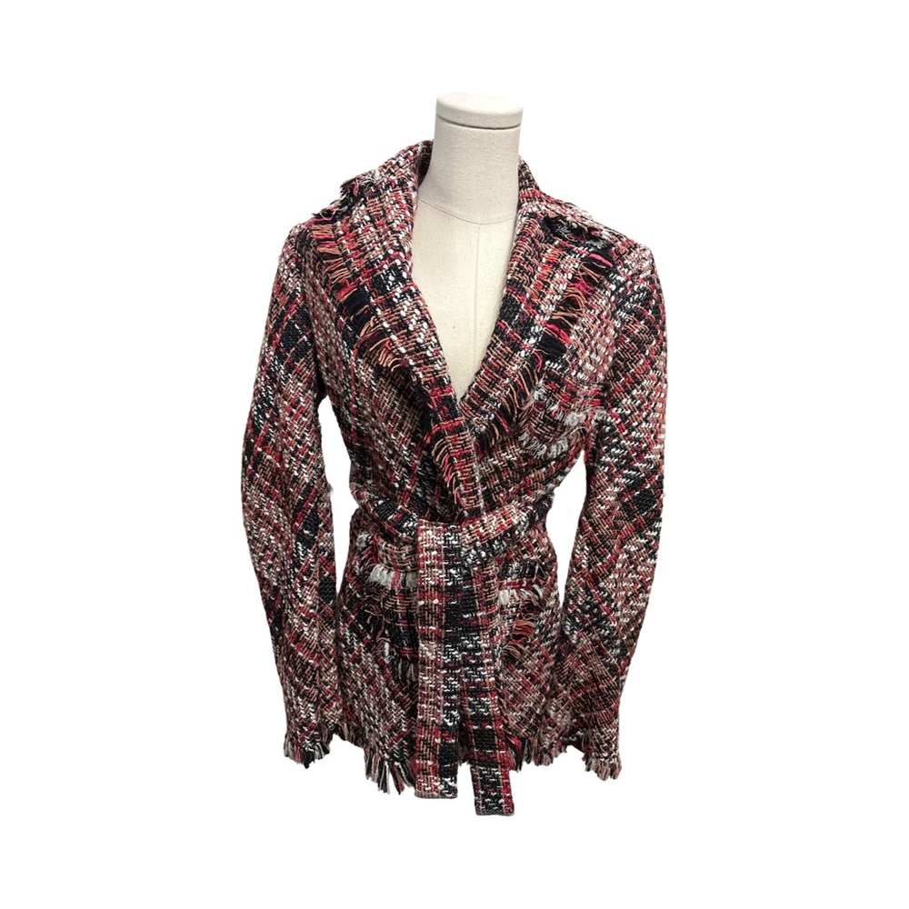 Kookai Women's Multicolor Tweed Jacket - size 10